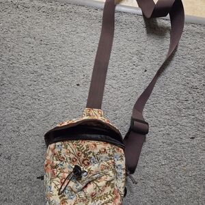 Floral Patterned Crossbody Bag